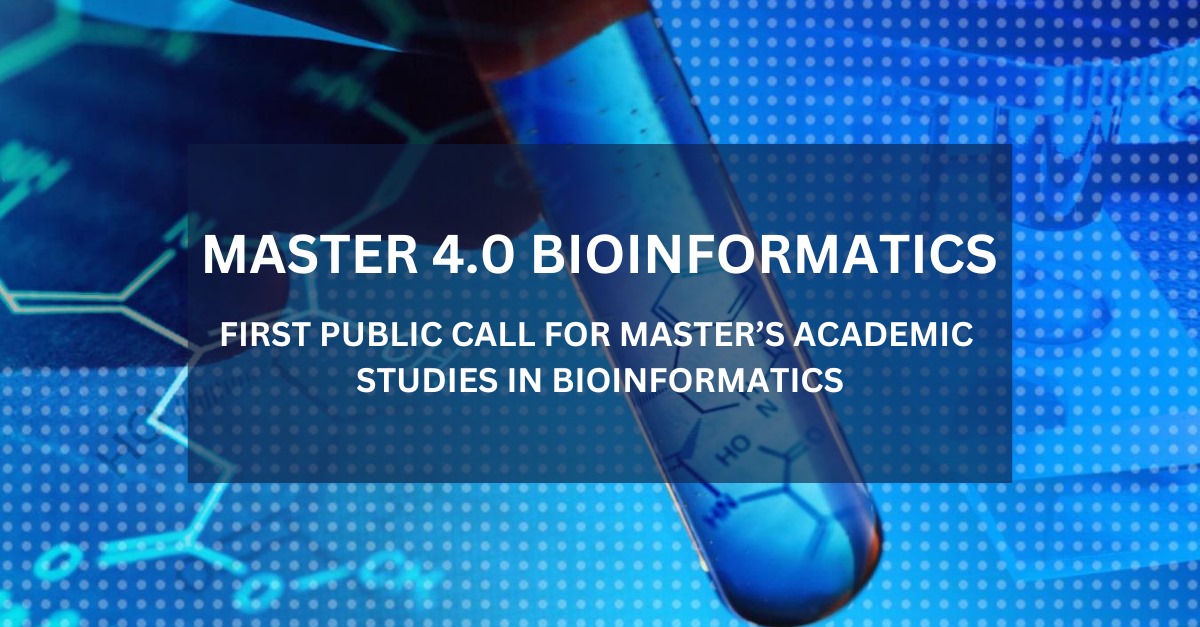 First Public Call for Master 4.0 in the Field of Bioinformatics